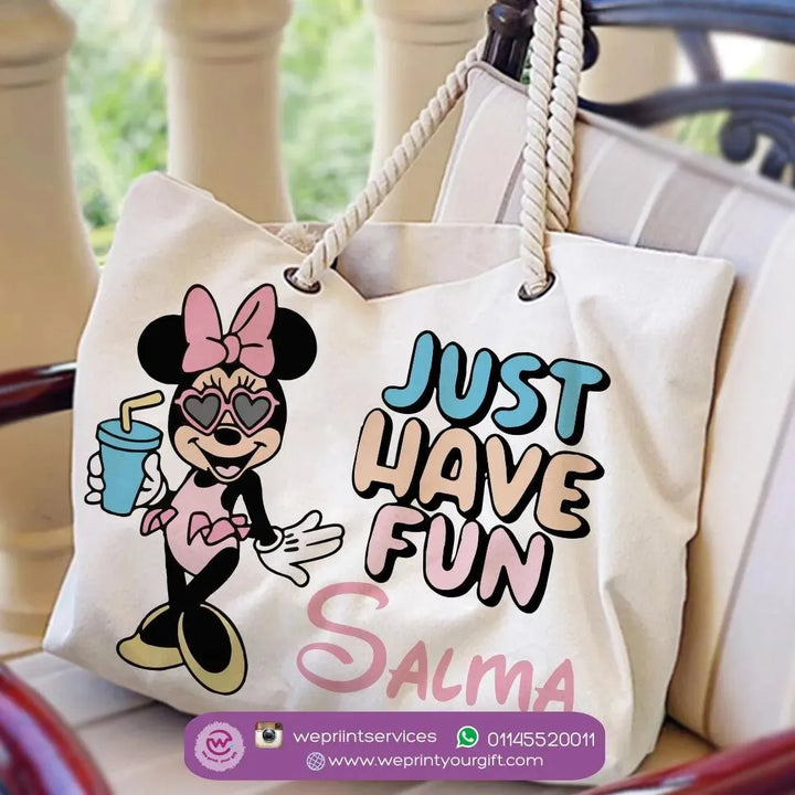 Beach-Bag - Minnie Summer - WE PRINT