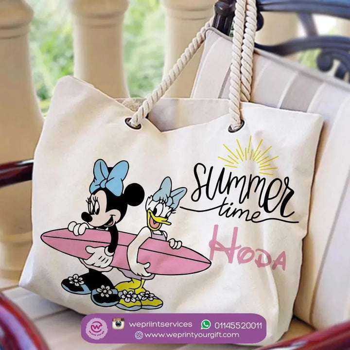 Beach-Bag - Minnie Summer - WE PRINT