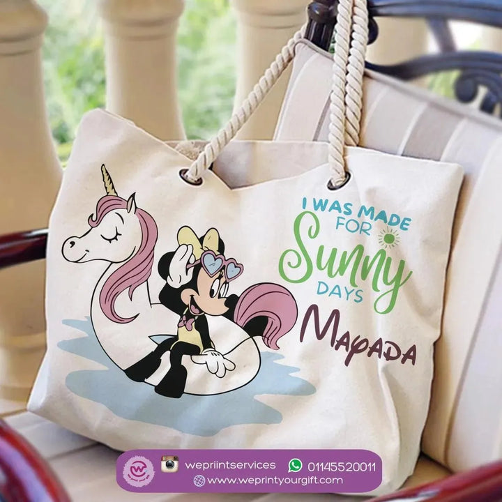 Beach-Bag - Minnie Summer - WE PRINT