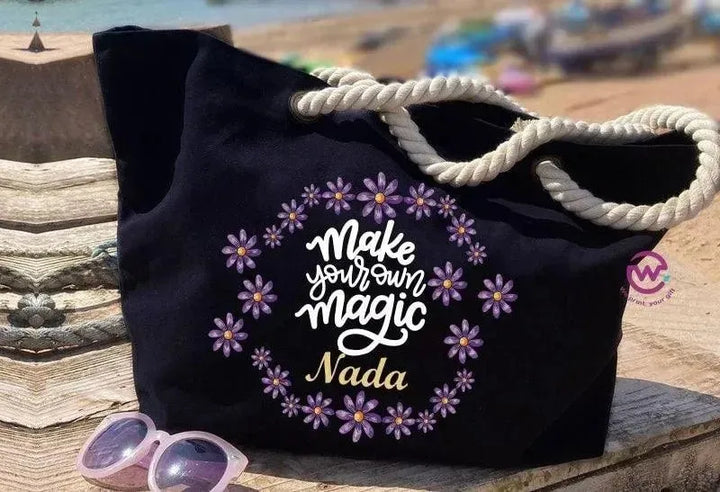 Beach -Bag-Motivation-Names - WE PRINT