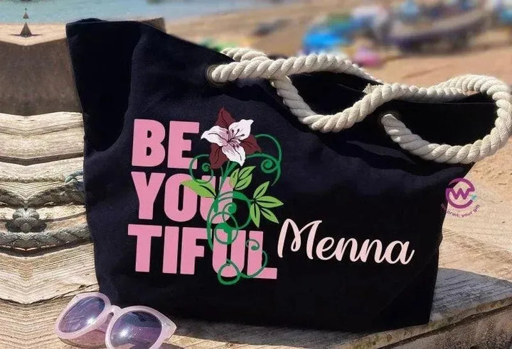 Beach -Bag-Motivation-Names - WE PRINT