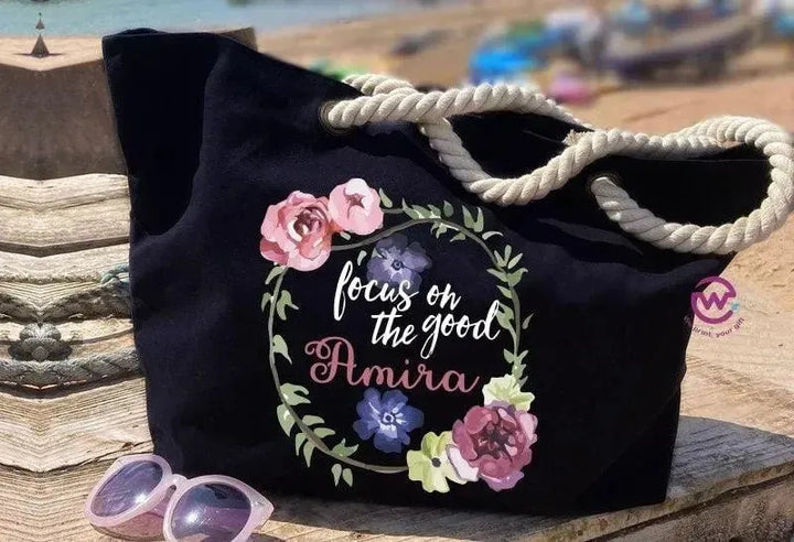 Beach -Bag-Motivation-Names - WE PRINT