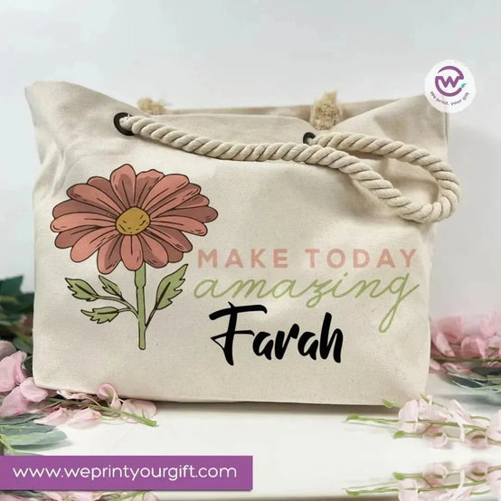 Beach-Bag -Motivation quotes - WE PRINT