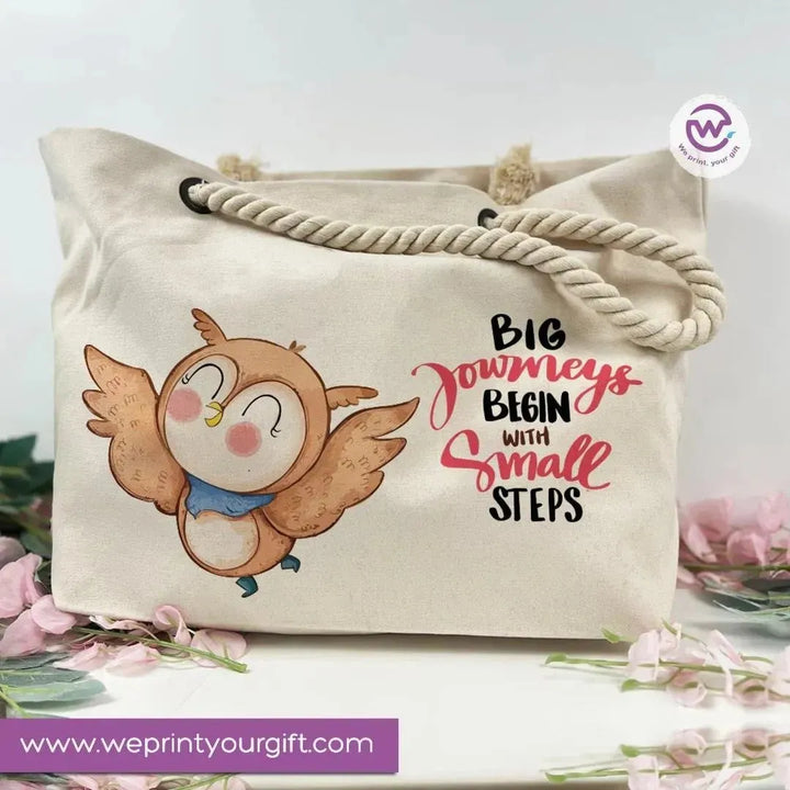 Beach-Bag -Owl - WE PRINT