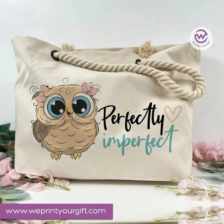 Beach-Bag -Owl - WE PRINT