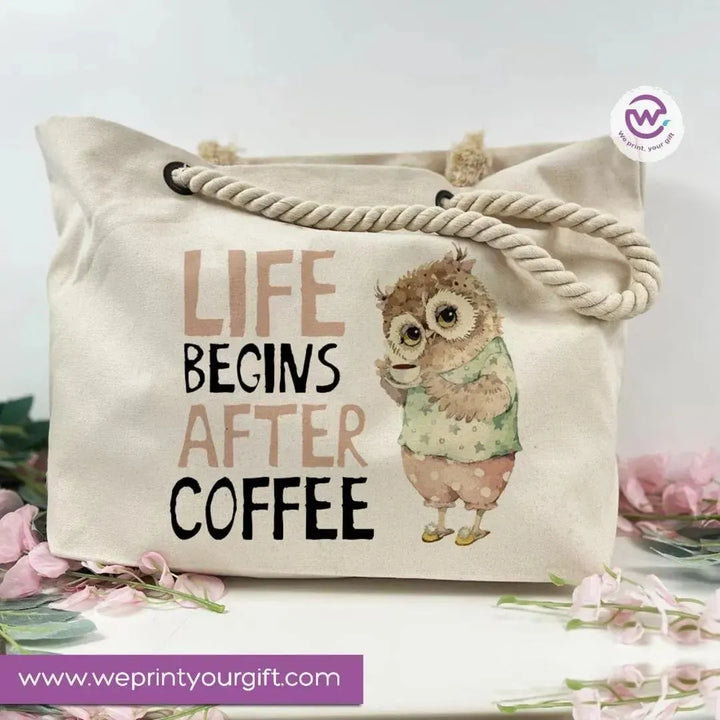 Beach-Bag -Owl - WE PRINT