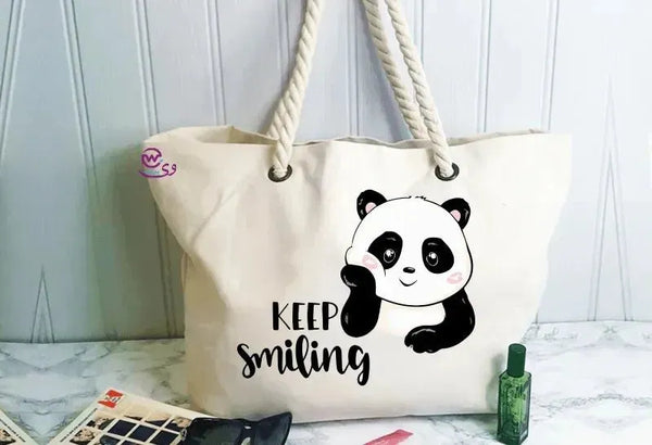 Beach -Bag- Panda - WE PRINT