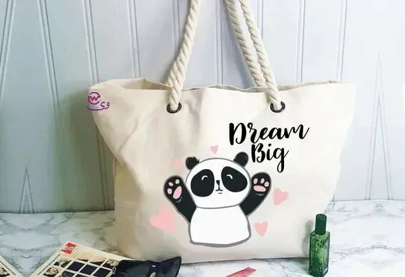 Beach -Bag- Panda - WE PRINT