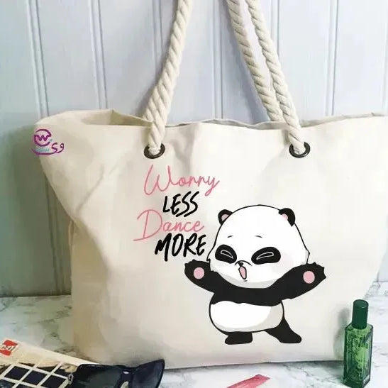 Beach -Bag- Panda - WE PRINT