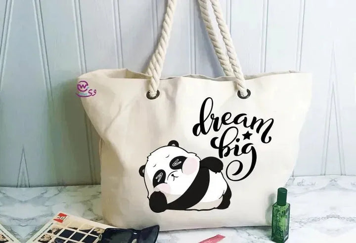 Beach -Bag- Panda - WE PRINT