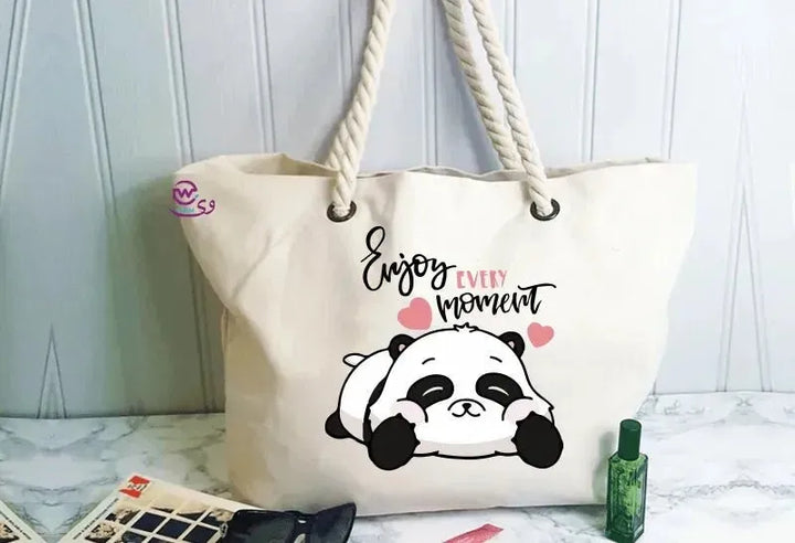 Beach -Bag- Panda - WE PRINT