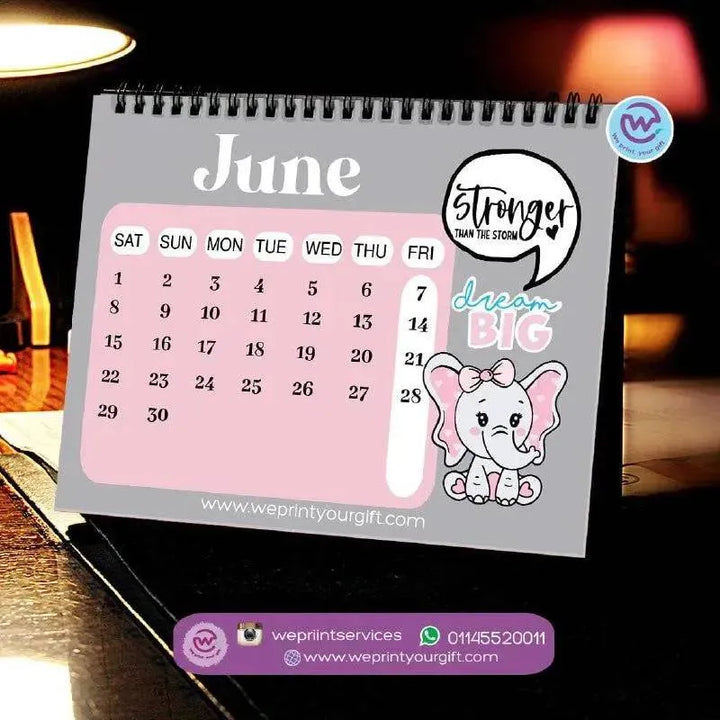 Calendar - Elephant - WE PRINT