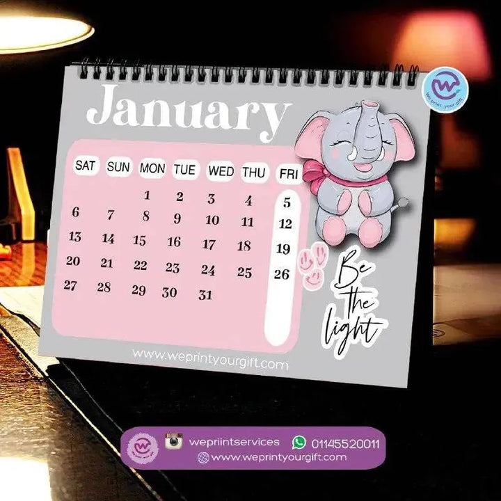 Calendar - Elephant - WE PRINT