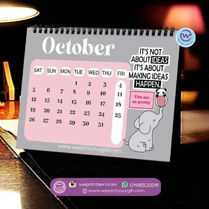 Calendar - Elephant - WE PRINT