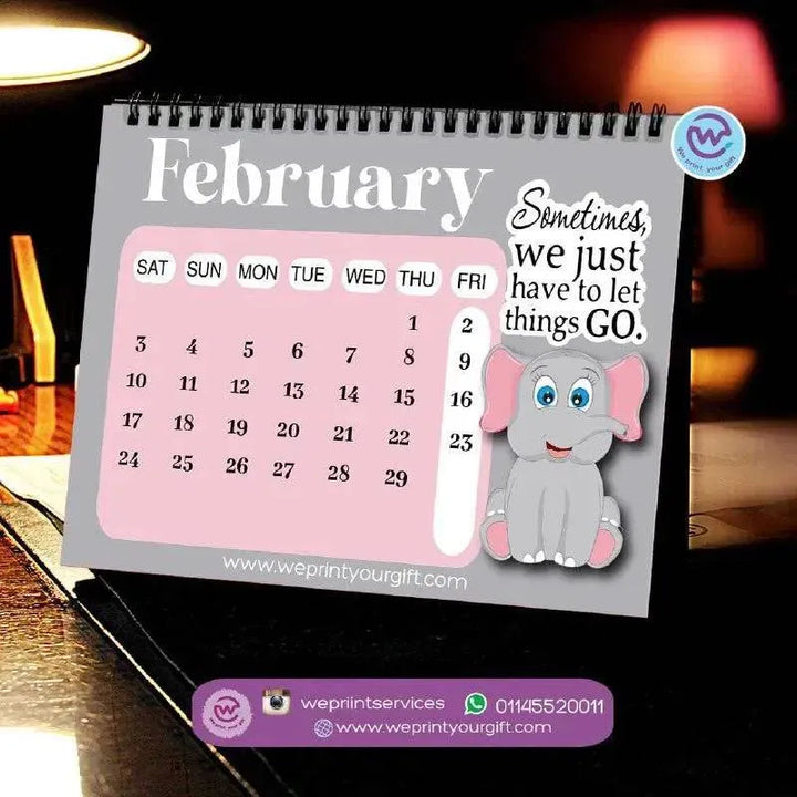 Calendar - Elephant - WE PRINT