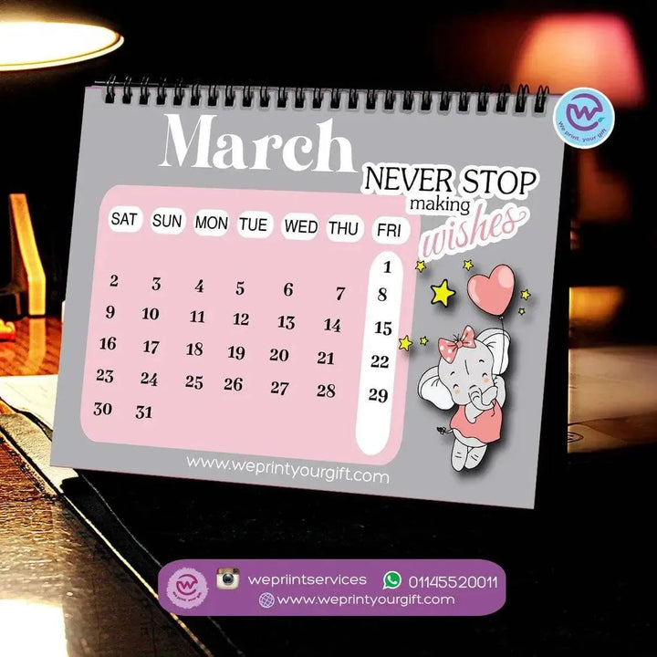 Calendar - Elephant - WE PRINT