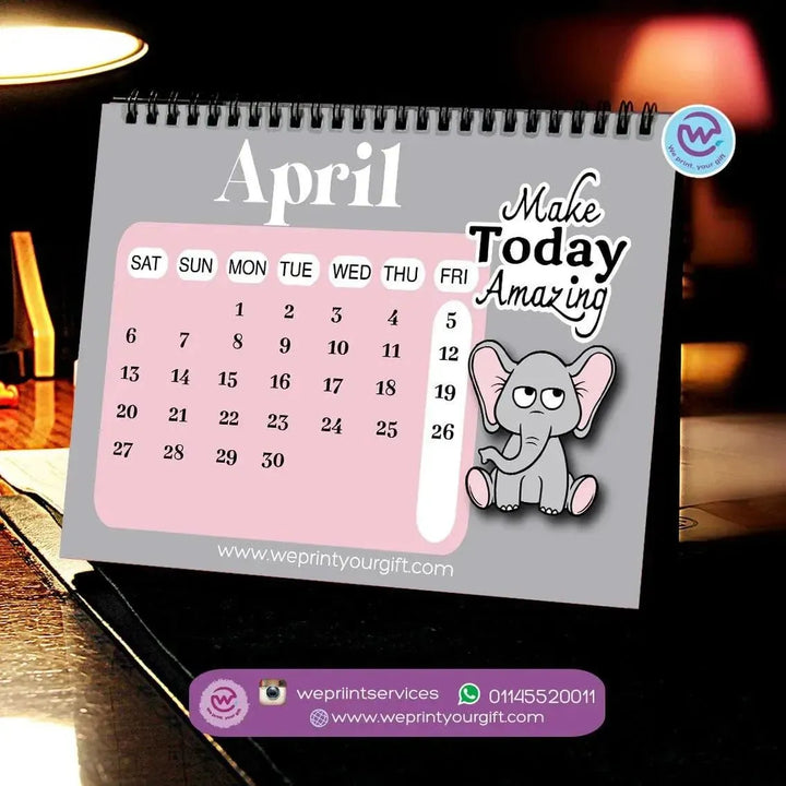 Calendar - Elephant - WE PRINT