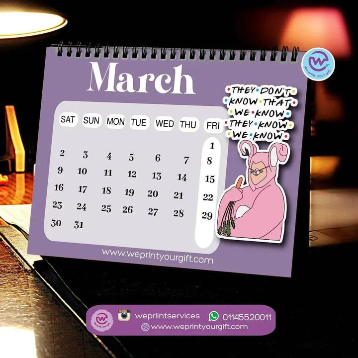 Calendar - Friends - WE PRINT