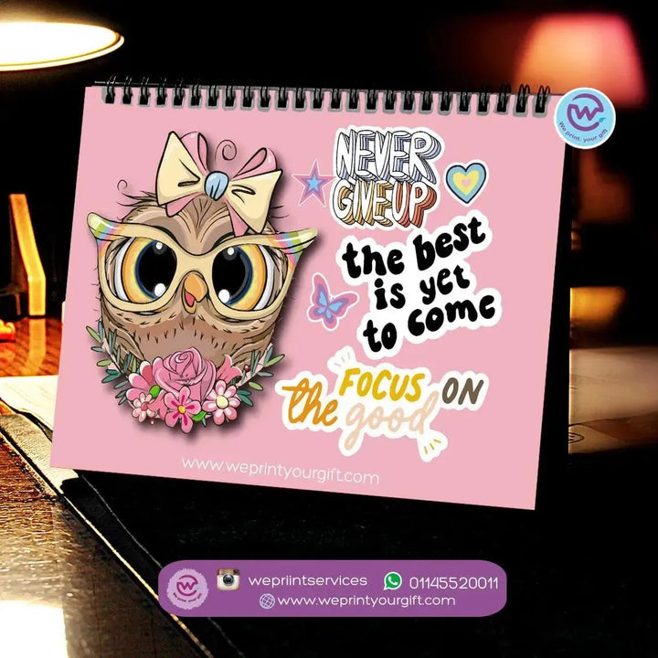 Calendar - owl - WE PRINT