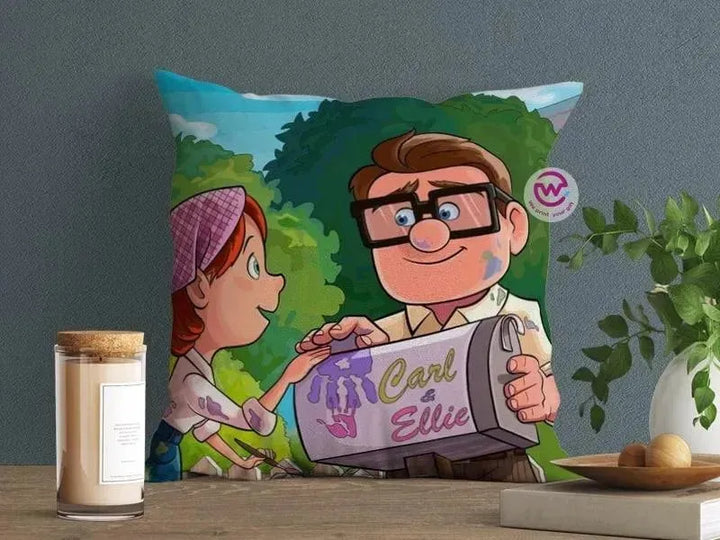 Canvas Cushion-Square Shape - Cartoon Up - WE PRINT