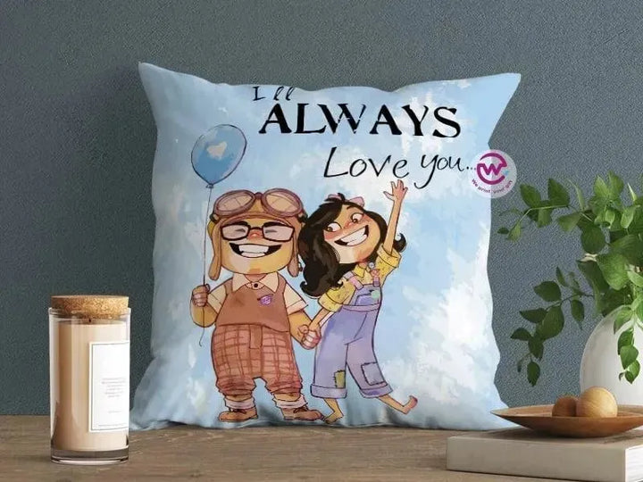 Canvas Cushion-Square Shape - Cartoon Up - WE PRINT