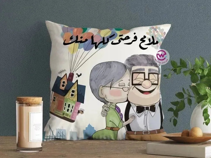 Canvas Cushion-Square Shape - Cartoon Up - WE PRINT