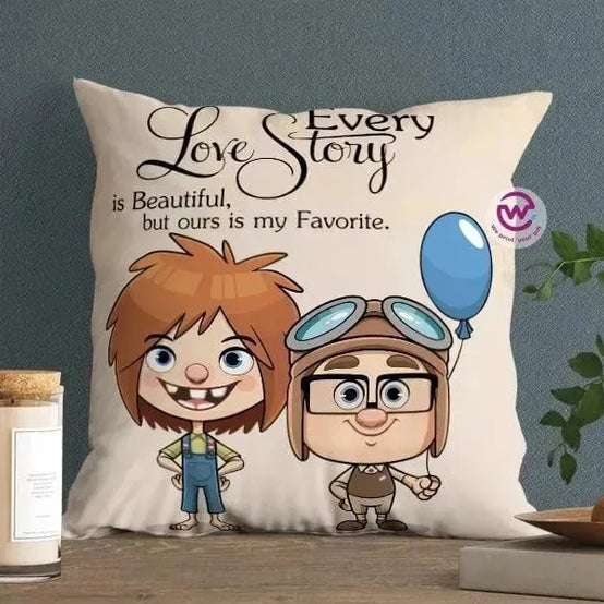 Canvas Cushion-Square Shape - Cartoon Up - WE PRINT