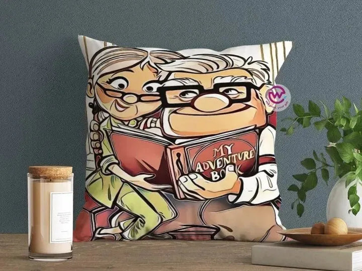 Canvas Cushion-Square Shape - Cartoon Up - WE PRINT