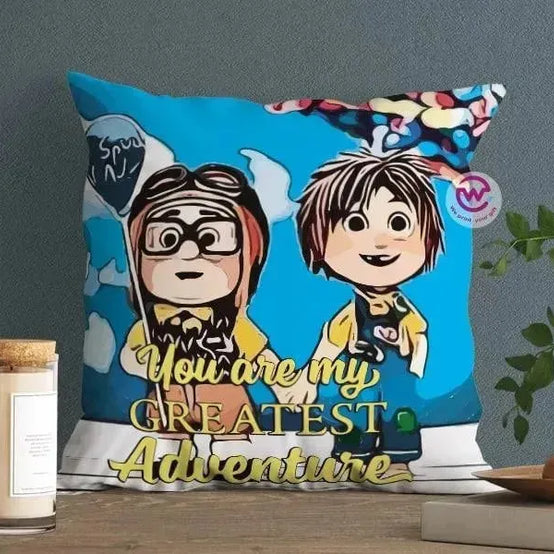 Canvas Cushion-Square Shape - Cartoon Up - WE PRINT