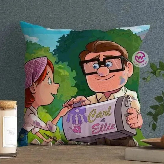 Canvas Cushion-Square Shape - Cartoon Up - WE PRINT