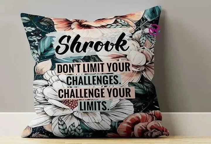 Canvas Cushion-Square Shape - Motivation - WE PRINT