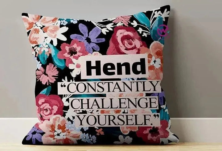 Canvas Cushion-Square Shape - Motivation - WE PRINT