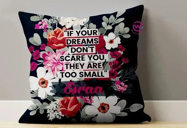 Canvas Cushion-Square Shape - Motivation - WE PRINT