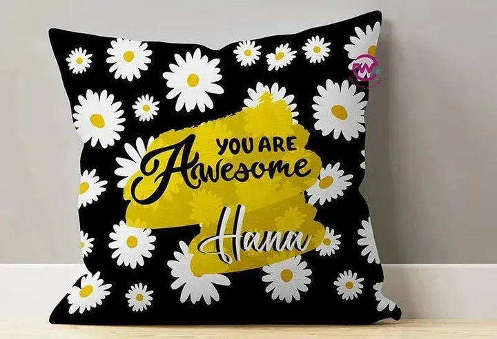 Canvas Cushion-Square Shape - Motivation - WE PRINT