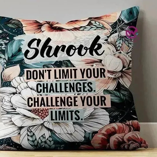 Canvas Cushion-Square Shape - Motivation - WE PRINT