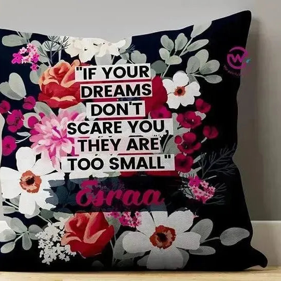 Canvas Cushion-Square Shape - Motivation - WE PRINT