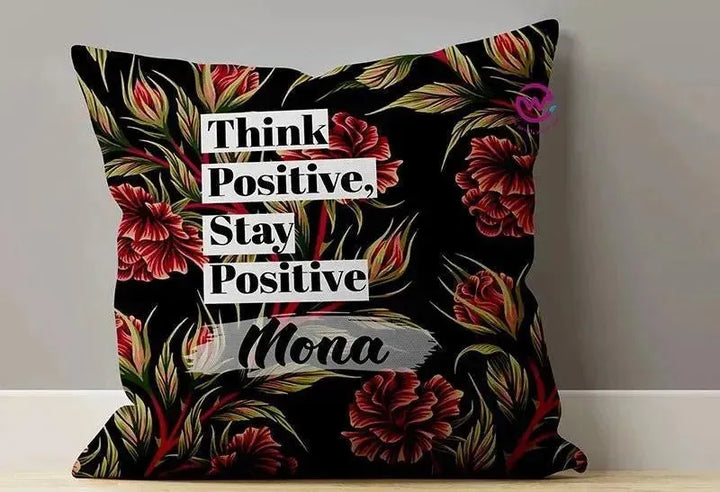 Canvas Cushion-Square Shape - Motivation - WE PRINT