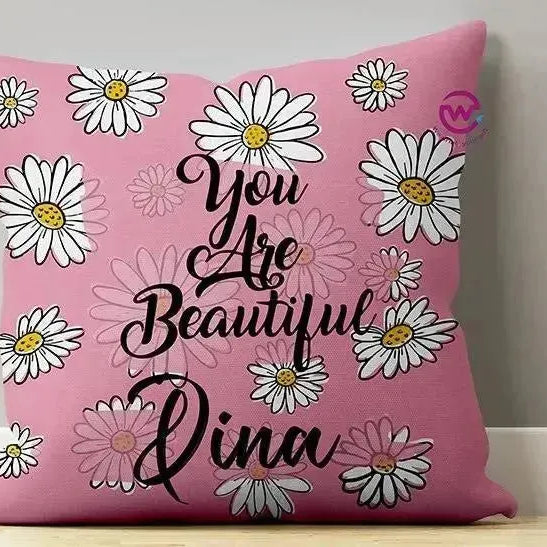 Canvas Cushion-Square Shape - Motivation - WE PRINT