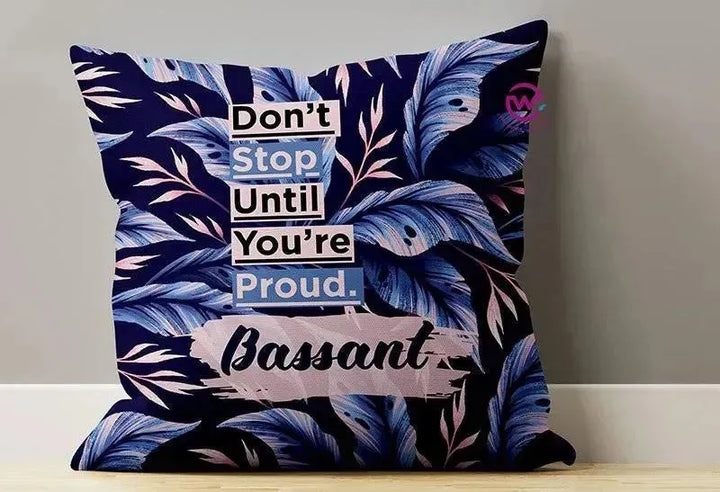 Canvas Cushion-Square Shape - Motivation - WE PRINT