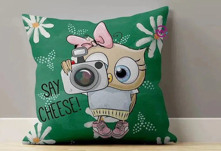 Canvas Cushion-Square Shape - Owls - WE PRINT