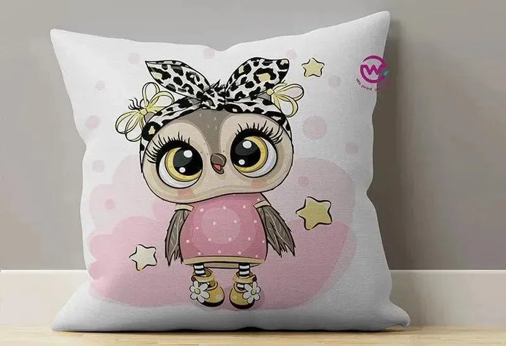 Canvas Cushion-Square Shape - Owls - WE PRINT