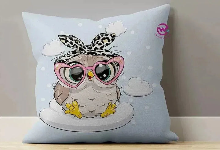 Canvas Cushion-Square Shape - Owls - WE PRINT