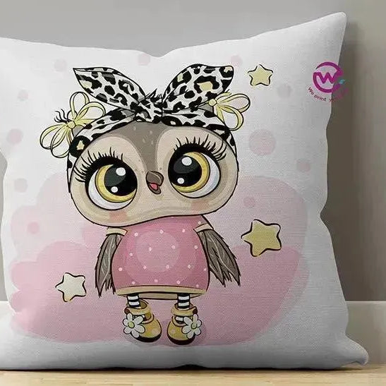 Canvas Cushion-Square Shape - Owls - WE PRINT
