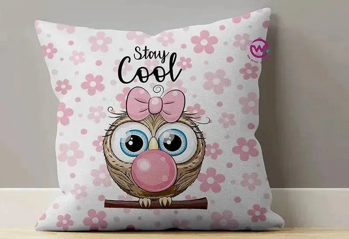 Canvas Cushion-Square Shape - Owls - WE PRINT