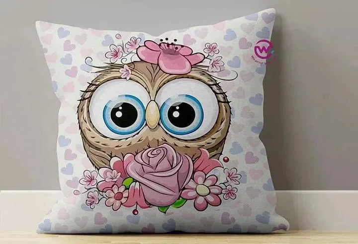 Canvas Cushion-Square Shape - Owls - WE PRINT