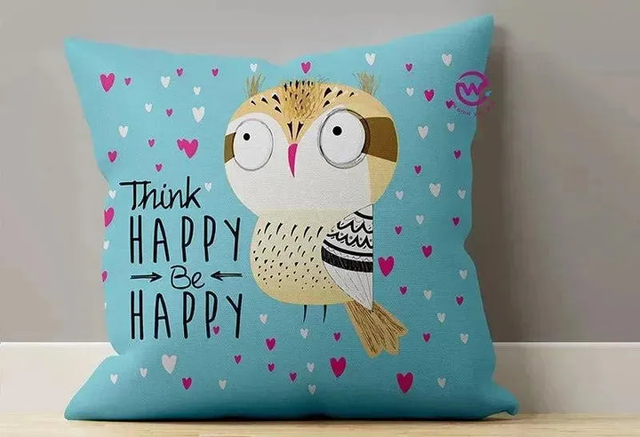 Canvas Cushion-Square Shape - Owls - WE PRINT