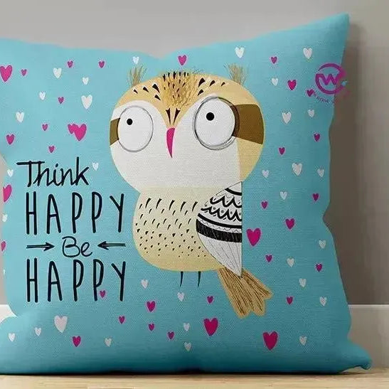 Canvas Cushion-Square Shape - Owls - WE PRINT