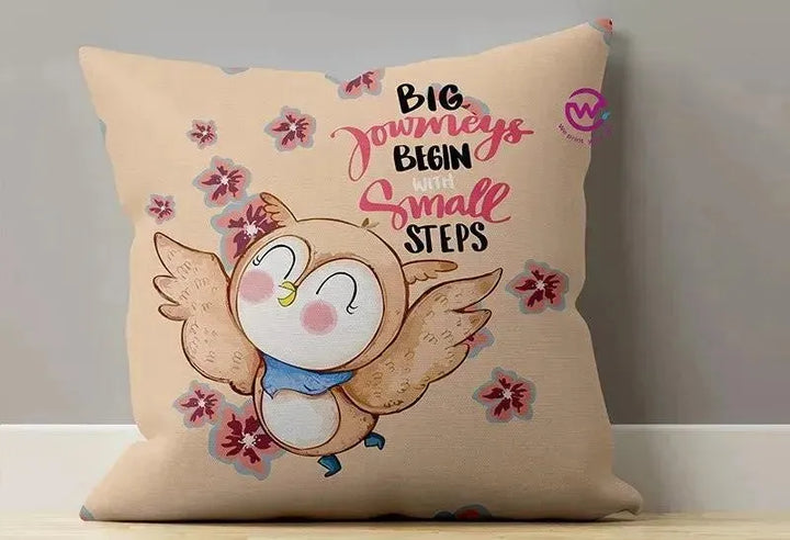 Canvas Cushion-Square Shape - Owls - WE PRINT