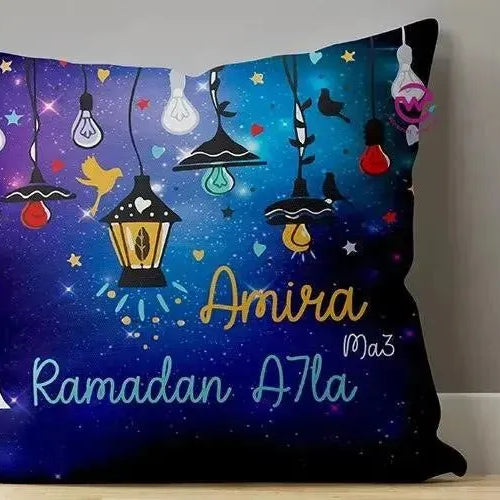 Canvas Cushion-Square Shape - Ramadan -A - WE PRINT