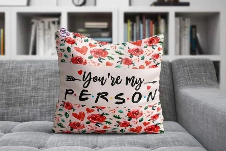 Canvas Cushion-Square Shape - Valentine's Day - WE PRINT